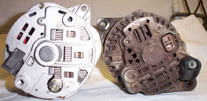 stock mitsubishi alternator compared to cs144